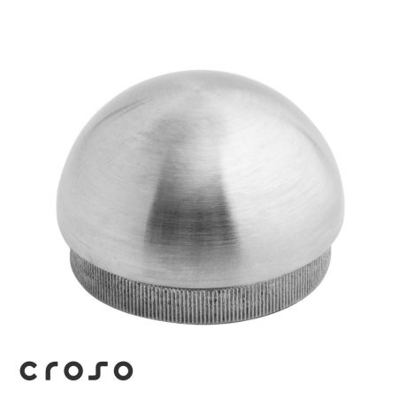 für Rundrohr - Halbkugel Kappe Ø33,7-48,3 x 2-2,6