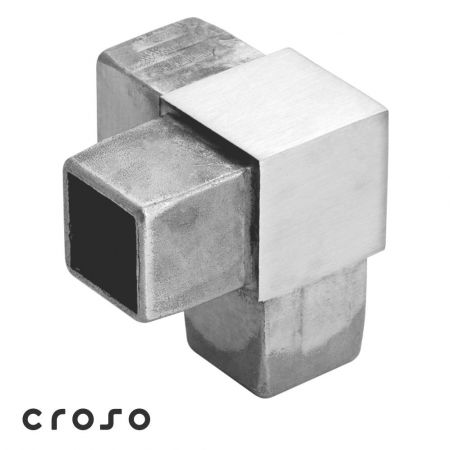 für Vierkantrohr - Eckverbinder