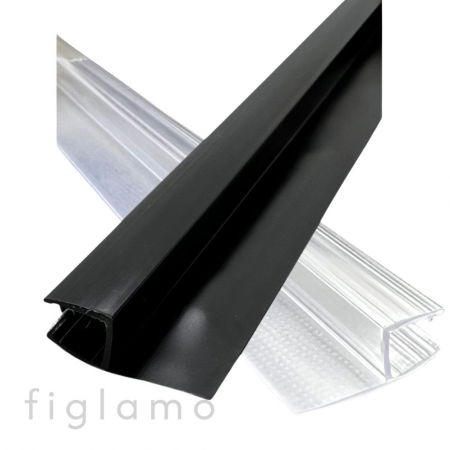 Sprchovacie kabínky - tesnenie h transp/čierna