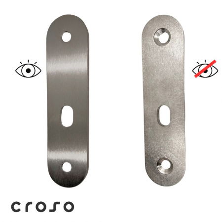 Fara categorie - Platte für Doppelpunkthalter Asym.