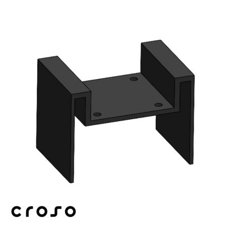 NinjaPfosten - Bohrschablone für Handlauf-Befestigungsprofil