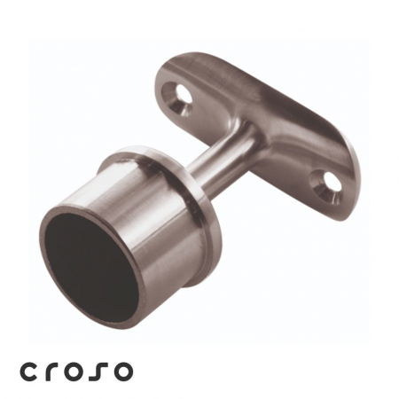 fixare pe montant - Suport mâna curentă fix AISI 316 Ø 42,4 mm satinat