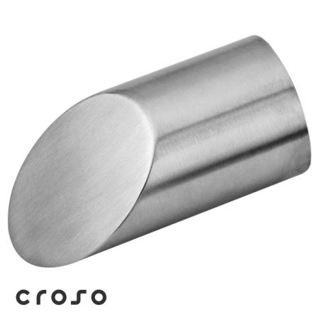 za drveni rukohvat Ø45 - Ukošeni završetak inox CN5500540 Ø 45 mm satin