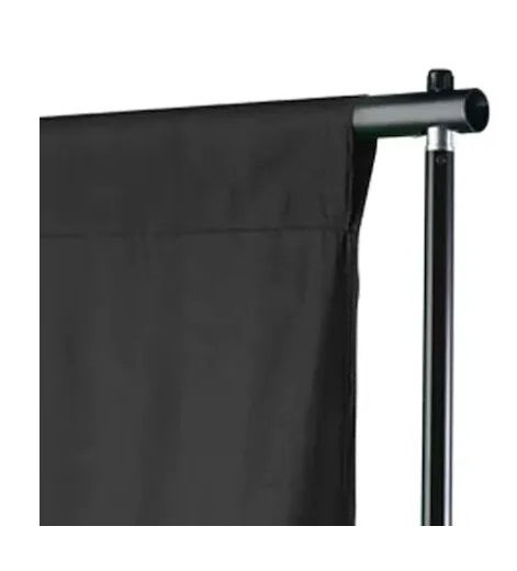 Panza fundal foto studio,din bumbac,dimensiuni 300x400 cm - Negru [3]