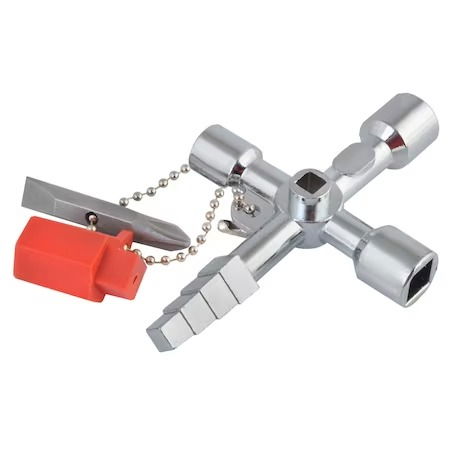 Chei si clesti - Cheie unviersala multifunctionala pentru panouri electrice 6in1 - Gri