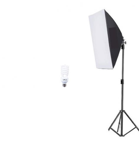 Softbox cu trepied reglabil 200 cm, bec 45W [0]