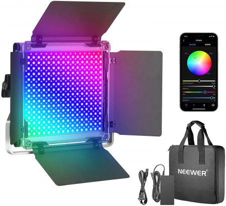 Panouri Led - Panou Neewer RGB 660 LED,fara trepied inclus,gentuta de transport