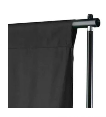 Panza fundal foto studio,din bumbac,dimensiuni 300x400 cm - Negru [2]