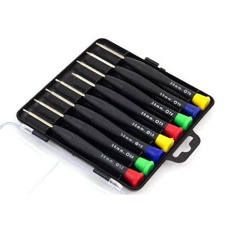 Truse cu scule - Set 8 surubelnite Torx multifunctionale de precizie - Multicolor