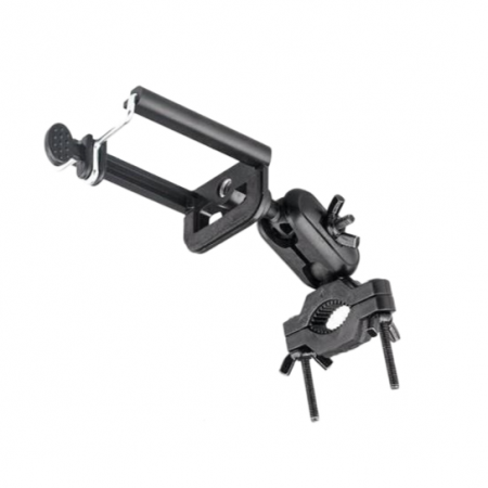 Suport auto telefoane - Suport Auto telefon 55-80mm, Rotativ 360 grade Fixare La Oglinda Retrovizoare - Negru