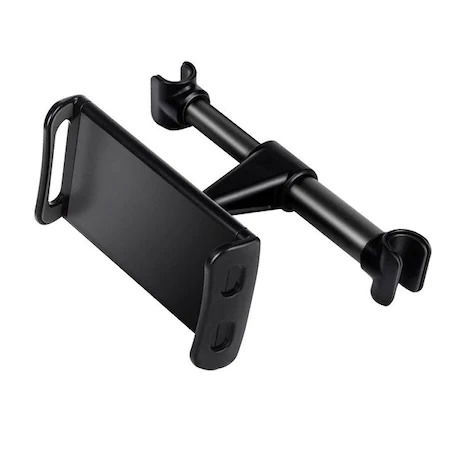 Suport auto telefoane - Suport auto telefon reglabil prindere pe tetiera - Negru