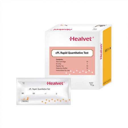 Aparatură veterinară - Test rapid Q CPL pentru analizor imunofluorescență veterinară Healvet