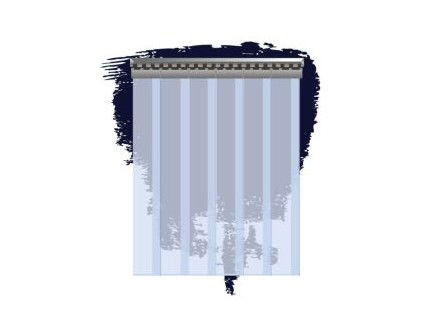 Perdea din fasii pvc