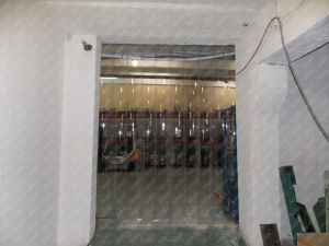 Perdea din fasii pvc - Perdea PVC moale transparenta Dimesiuni Perdea: L 1000 x H 3700 mm, temepratura normala