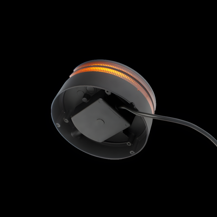 Girofar de avertizare led 25W, 50x led, 3 x suruburi, 12  24V, 3 functii - Truck LED ALR0081 [6]