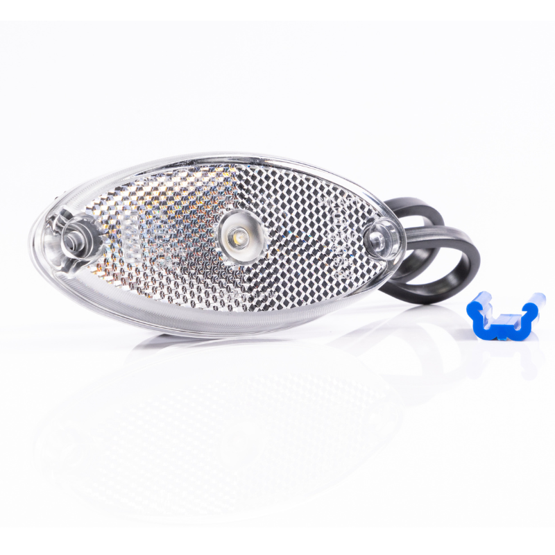 Lamp de Gabarit LED cu Reflector, 12/24V, Montaj Plat, Conector QS075, 10.24 x 4.52cm [1]