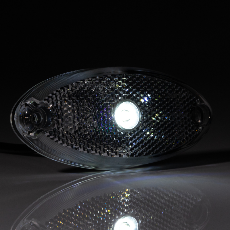 Lamp de Gabarit LED cu Reflector, 12/24V, Montaj Plat, Conector QS075, 10.24 x 4.52cm [2]