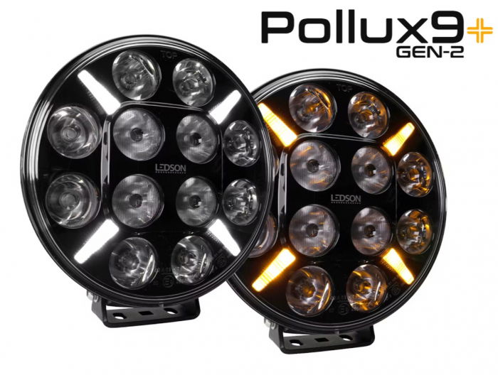 Proiector suplimentar Pollux9+ Gen2, LED, 120W, pozitie alb galbena/portocalie [1]