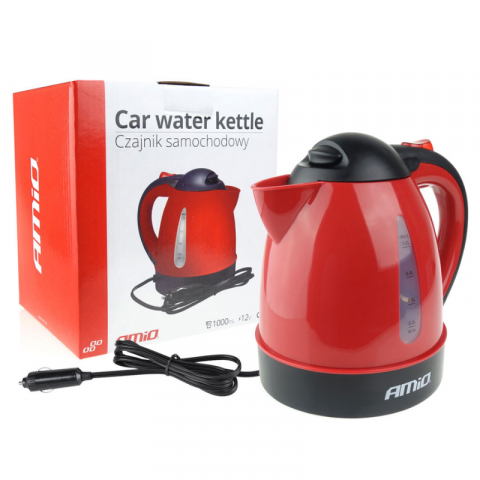 Bucatarie auto - Fierbator auto, 24V, 1L, 120W, priza bricheta, cana incalzire, electric, portabil