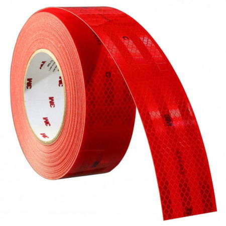 Dispozitive Avertizare - Banda reflectorizanta continua rosie 3M - 3M TAB0076