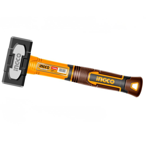 Ciocane, dalti si rangi - Ciocan Drept, 1kg, Cap Forjat Otel Carbon, Maner Fibra de Sticla, Constructii