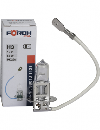 Lumini, Becuri, Proiectoare - Bec auto H3, 12V, 55W, PK22s - Forch 3801J 1121