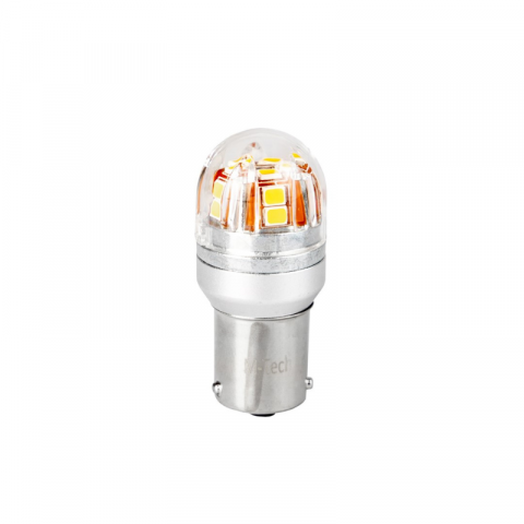 Bec LED, Platinum, PY21W, BAU15s, 12-24V, lumina galbena