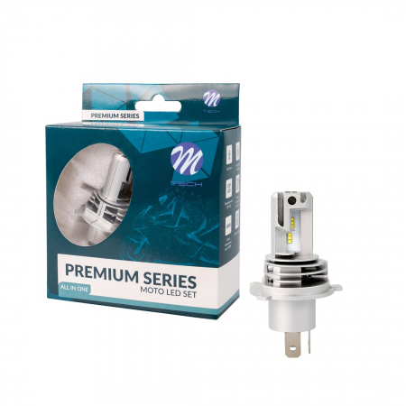 Bec Led Premium H4, 5000lm, 6500K - M-TECH  LSAL4-01B