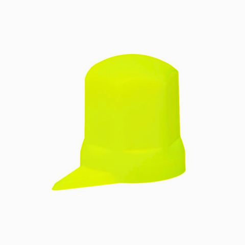 Capace piulite - Capac Galben Neon indicator pentru piulita de 32mm, L 49mm, camioane, semiremorci