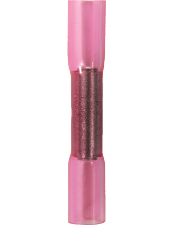 Prize, stechere si mufe auto - Conector de cablu, termocontractabil, cu gel adeziv, rosu, fir 0.51.5 - Foerch 3702 841