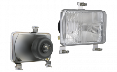 Lumini, Becuri, Proiectoare - Far Tractor Dreptunghiular MF, excavator, uilaje