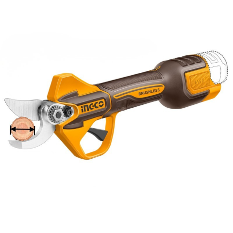 Casa si gradina - Foarfeca Electrica Gradina, 16V, Motor Fara Perii, Taiere 25mm, 2 Acumulatori 2.0Ah