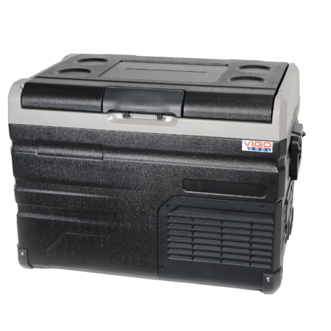 Frigidere Auto - Frigider Portabil cu Compresor, 40L, 12/24/230V, Bluetooth, Baterie si incarcare solara