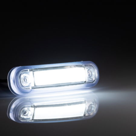 Lumini, Becuri, Proiectoare - Lampa gabarit cu efect de neon, 11 x 3.5cm, 12 / 24V