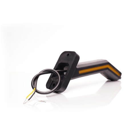 Lampa gabarit LED cu brat si semnalizare dinamica, Neon 12-24V, IP 6K9K, 18.5cm [13]