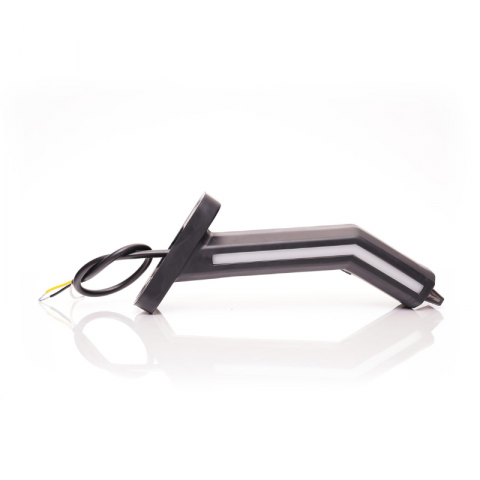 Lampa gabarit LED cu brat si semnalizare dinamica, Neon 12-24V, IP 6K9K, 18.5cm [9]