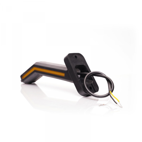 Lampa gabarit LED cu brat si semnalizare dinamica, Neon 12-24V, IP 6K9K, 18.5cm [10]