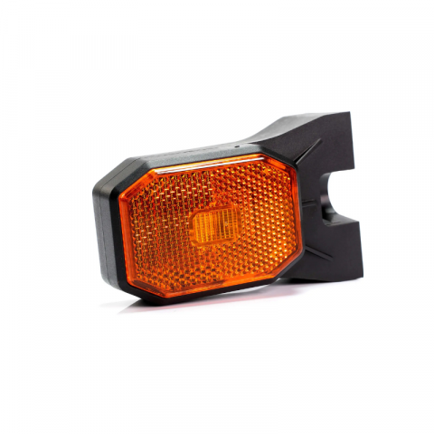 Lampa Gabarit LED Fristom, 10 x 6.3cm cu Reflector si Suport Unghiular, Omologare E9, Rezistenta la Socuri