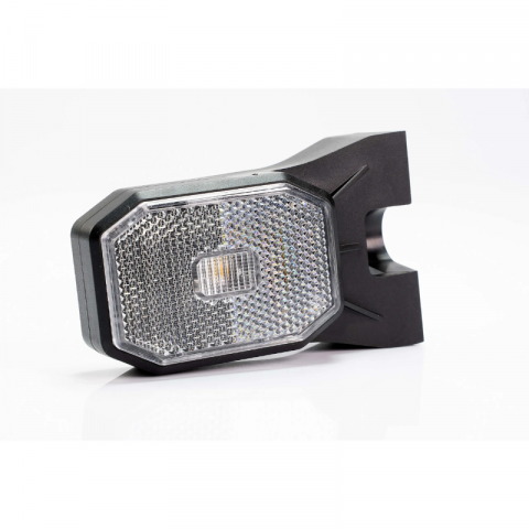 Lumini, Becuri, Proiectoare - Lampa Gabarit LED Fristom, 10 x 6.3cm cu Reflector si Suport Unghiular, Omologare E9, Rezistenta la Socuri