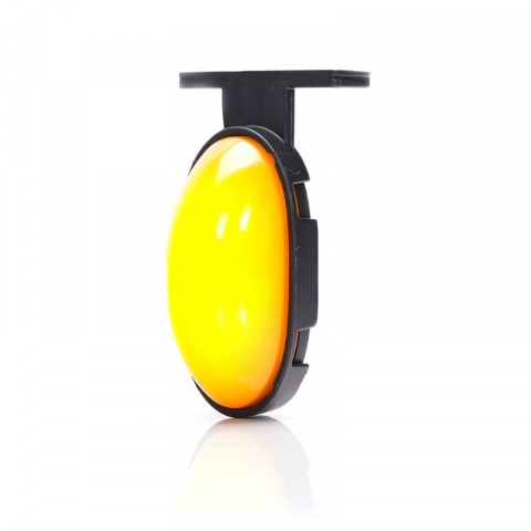 Lampi gabarit - Lampa gabarit portocalie cu LED, pozitie si semnalizare, efect neon, 7.5cm