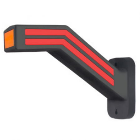 Lumini, Becuri, Proiectoare - Lampa gabarit spate cu brat lung si efect neon - Truck LED L1306, L1305