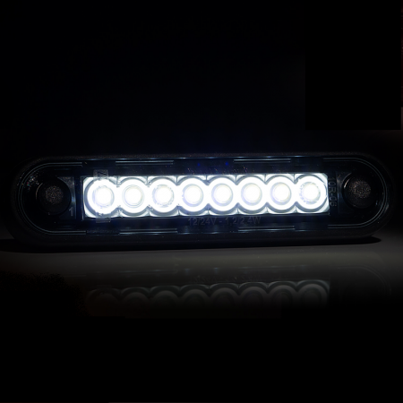 Lampi gabarit - Lampa LED de gabarit fumurie, Dark, 12 x 2.8cm, 12 / 24V