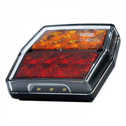 Lampi stop, semnalizare, Triple - Lampa LED Semnalizare Spate, Tripla Multifunctionala, 9.97 x 9,27cm, 12V, Cablu 1m