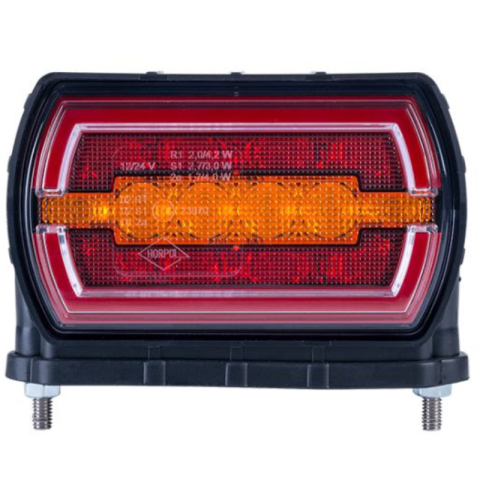 Lampi spate cu LED, semnalizare, Triple - Lampa LED Tripla multifunctionala, 13.1cm, 12V-24V, pozitie, frana, semnalizare spate, montaj inferior