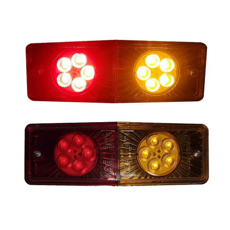 Lampi stop, semnalizare, Triple - Lampa semnalizare JMFD 1, tractor cu LED - Wesem JMFD1 LED, Lampa stop tractor, remorca, semnalizare