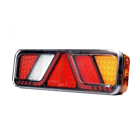 Lumini, Becuri, Proiectoare - Lampa semnalizare LED cu efect neon, 45 x 13.8cm, 24V, cablu 2.5m, si lampa gabarit lateral