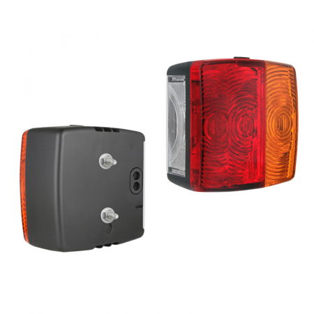 Lumini, Becuri, Proiectoare - Lampa semnalizare spate, tripla 104 x 99mm - Wesem LT4.52110.01, LT4.52100.01