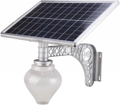 Lampi solare si Proiectoare - Lampa Solara LED 15W, 6500K Alb Rece, 880lm, Iluminat Exterior Automat