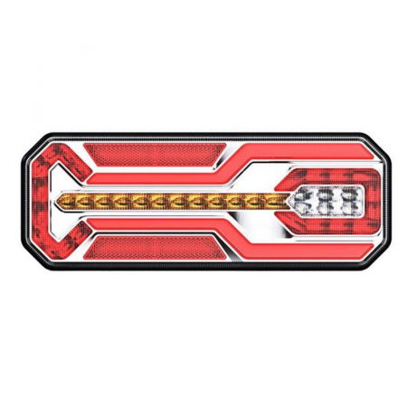 Lumini, Becuri, Proiectoare - Lampa spate Full LED, pozitie cu efect neon, semnalizare dinamica, 35cm, 6 functii, 1224V - Truck LED L1950, L1949