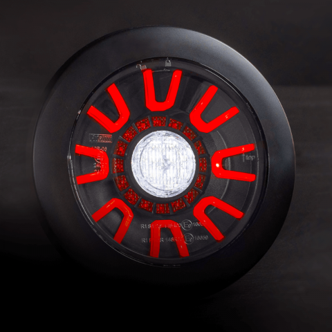 Lampi spate cu LED, semnalizare, Triple - Lampa spate, tripla LED cu 3 functii, 15.5 x 4.7cm, pozitie, ceata si marsarier